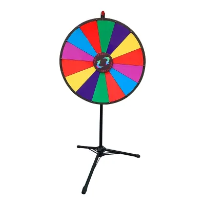 Hot Selling 18/24 Inches PVC Dry-Erase Fortune Wheel Custom Printed Carnival Games Billboard