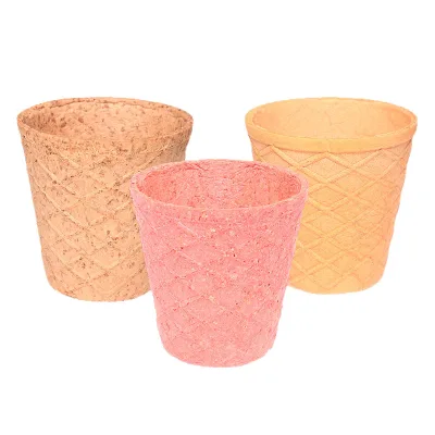 Edible Coffee Cups Disposable Crispy Cookie Cups Oatmeal Cookie Cones Crunchy Cups Oat and Egg Roll Cereal Cup Dessert Baking