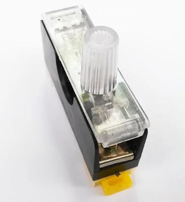 FS-101Single Pole Fuse Holder Base 250V10A 6x30mm Plastic Auto Fuse Low Voltage Safety Standards