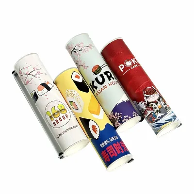 Food Grade Sushi Paper Tube, Custom Sushi Packaging, Plastic Sushi Roller, Rice Roll Maker, Onigiri Mold, Nori Mat