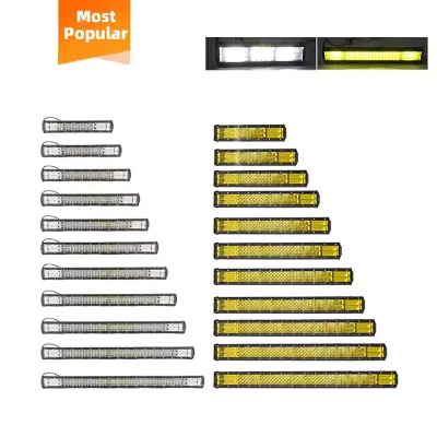 Multi-Function 29w-76w LED Light Bar for Cars 6000k Yellow White Auxiliary Color Temperature New Condition