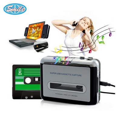 Newest Cassette Audio Tape to MP3 Converter Cassette Audio Cassette Player Retro Convenient Music Player From Tapes to MP3