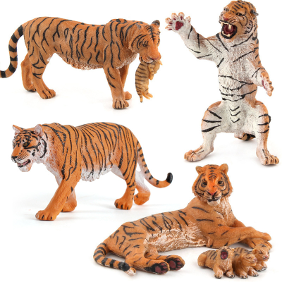 Wild Animal Standing Tiger for Children Realistic Wildlife Animal Figures Tiger Model