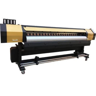Self-Adhesive Eco-Solvent Printer Vinyl Inkjet Printer 3.2m 4-head with I3200 Xp600 6 Feet Eco-Friendly 4-head