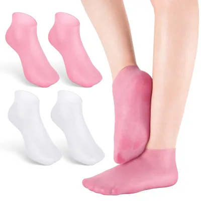 The Latest Beauty Products SPA Silicone Moisturizing Gloves Soft Silicone Gloves & Socks Moisturizing Skin Related Products