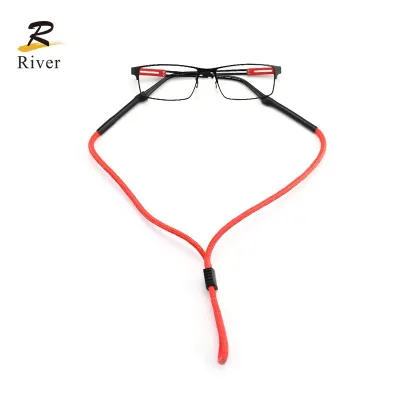 Hot Selling Adjustable Anti-Slip Neck Hanging Strings Nylon Basketball Outdoor Sports Rope Chain Sunglasses Cord Glasses Straps