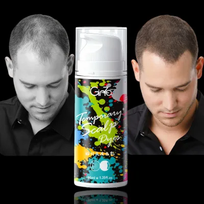 Professional Scalp Concealer Cream with Natural Plant-Based Fibers Thinning Hair & Bald Spots Waterproof & Long-Lasting 2 Weeks
