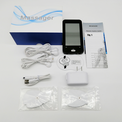 Transcutaneous Electrical Nerve Stimulation Physical Therapy Equipment 2 Channel Tens Machine with Touch Screen Display
