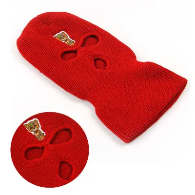 Hot Sale Outdoor Motorcycle Ski Mask Winter Sun Red Balaclava