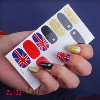 Free french nail stickers custom  pvc nail art sticker