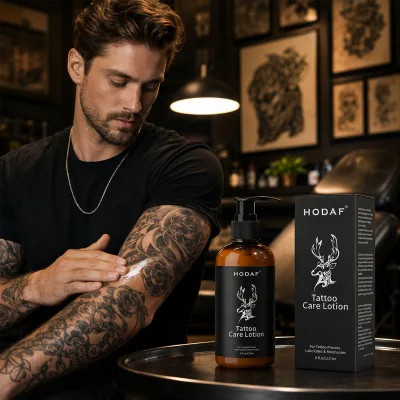 Tattoo Aftercare Lotion Fragrance Free Fast Absorbing Moisturizer for New Ink Soothe Itch Prevent Fading Keep Tattoo Bright