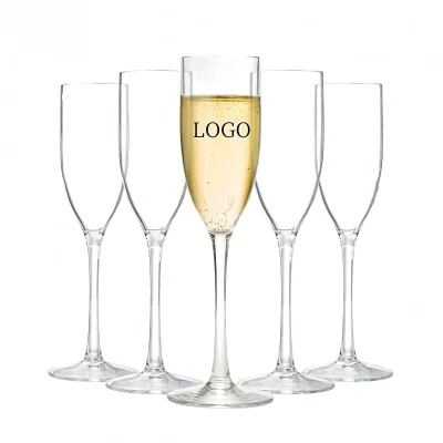 Wholesale Luxury champagne and Wine Glasses Goblet Red Wine Glass Custom Plastic champagne Glasses