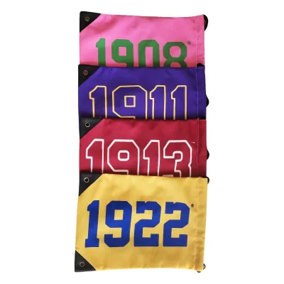 Custom Greek Sorority Logo Premium Drawstring Bag Polyester Shopping Drawstring Bag Sports Gym Drawstring Backpack Bag
