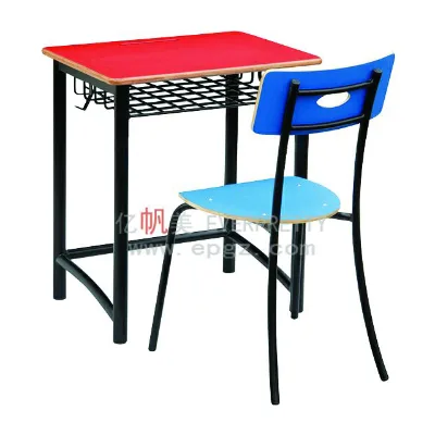 Factory Price School Tables and Chairs Students Single Desk Chair Set