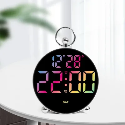 New LED Electronic Clock with Multi-functional Creative Design, Ideal for Students' Desks Digital Alarm Clock