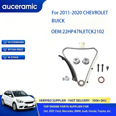 Complete Timing Chain Kit 22HP47N With Intake Exhaust VVT Sprockets 55562222 for 2013-2021 BUICK ENCORE CHEVROLET CRUZE 1.4L L4