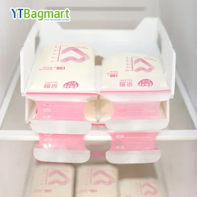 Breastmilk Storage Bags for Storing and Freezing Stand up Pouch Reclosable Breast Milk Storage Bag Bpa Free