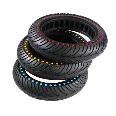 AGM 8.5 Inch Color Honeycomb Rubber Solid Tire Puncture Proof Anti-Slip for M365 Pro 1S Pro 2 Electric Scooter