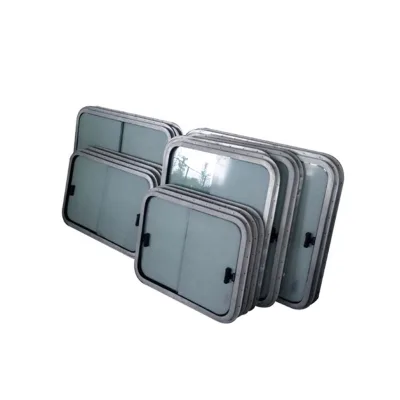 Genuine Marine Waterproof Aluminum WindowsSliding Deck Windows Watertight Hatch for Boat Yacht