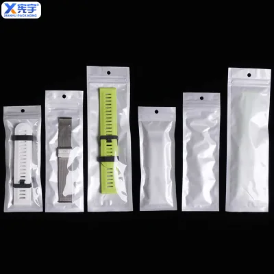 Wholesale Recycled Materials Self Seal Zipper Plastic Jewelry Packaging Bags Gemstone Storage 10cm*22cm Recyclable Customizable