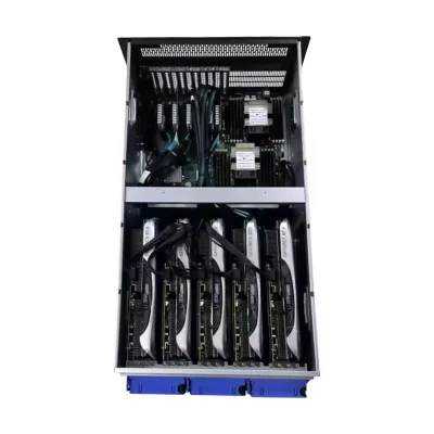 Customized GPU Server 9U 10GPU 8GPU Server case Rackmount Server Chassis with Daul Cpu 6262 Processors SQ9U10 Chassis