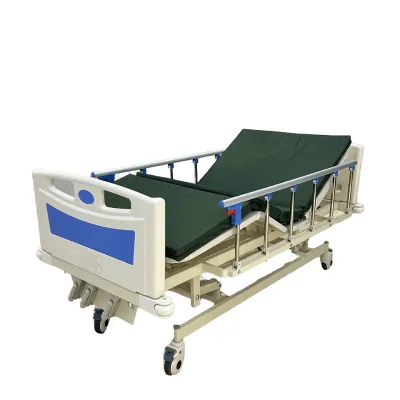 Three Crank Nursing Bed, Household Multifunctional Bed, Overall Lifting Function, Rehabilitation Treatment, Metal