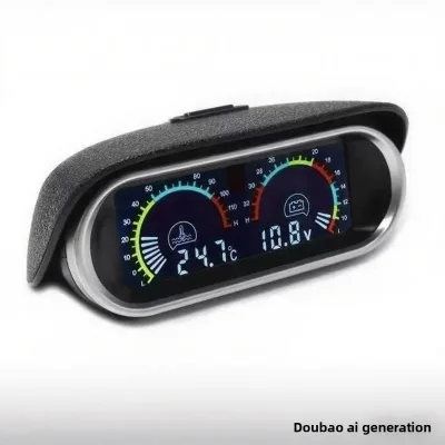 Cross-border Truck Retrofit Water Temp Gauge for Horizontal Installation Measuring Water Temperature Voltage Oil Pressure