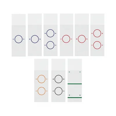 CIDA Quality-Control Pathology Adhesive Glass Microscope Slides Positively Charged Anti-Peeling Chemical Resistant 50-Slide Box