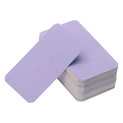 100PCS Small Blank Paper Message Note Business Cards Double-Sided Mini Greeting Place Name Vocabulary Word Flash Cards