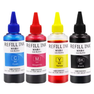 Oasis 4-Color 100ml/Bottle for Sublimation for Transfer Printing Water Base Model Oasis-SUBINK Made in Beijing