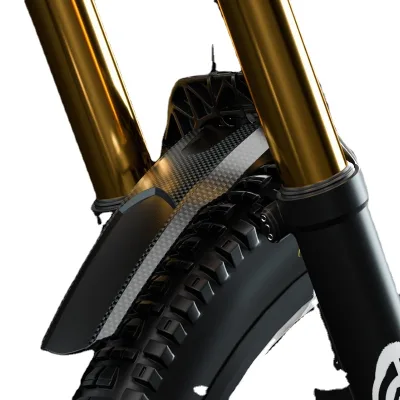 Mountain Bike Front and Rear Universal Fender Bicycle Accessories Black PP Material 1.2mm