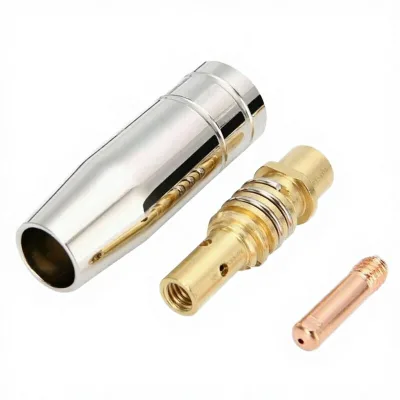 MB15AK Nozzle Holder Brass Connecting Rod With Spring Binzel Type 15AK MIG Welding Torch Spare Parts