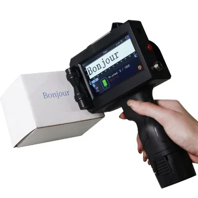 Low Price Wholesale 12.7mm Expiry Date Coding Thermal TIJ Half Inch logo Printing Machine Hand Held Inkjet Printer