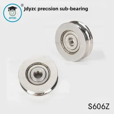 Stainless Steel Flat Belt Pulley Track Lifting Crown Block Hanging Wire Rope Guide Rail Sliding Door
