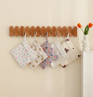 Factory Hot-selling New Floral Pattern Storage Bag for Travel Three-piece Set Different Sizes of Storage Bags