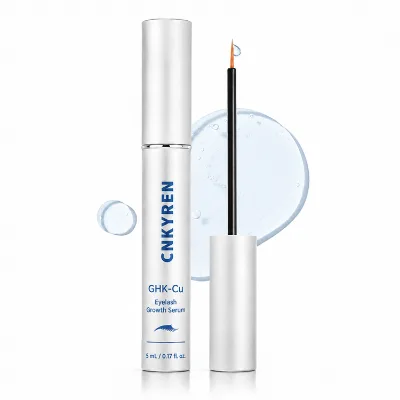 GHK-Cu Eyelash Growth Serum Conditioning Nourishing Strengthening Lash Care Private Label OEM