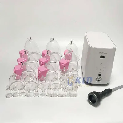 Big Power Vacuum Massage Medical Cups Machine 35 Vacuum Cupping Can Working Together Therapy Cupping for Massage