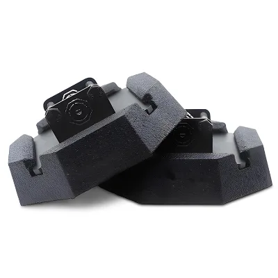 5.5" Rv Stabilizer Pads Must-Have RV Accessories Jack Pads Trailer Jack Foot Pad Metal Foot for Jack Stands