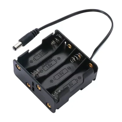 High Quality 8AA Back to Back Battery Holder with DC Head Battery Box
