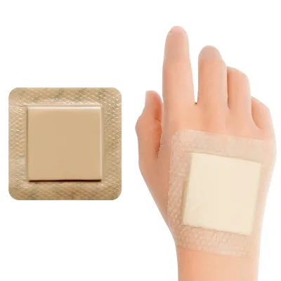 New Waterproof Silicone Foam Wound Dressing Self Adhesive Wound Care and Dressings Silicone Foum Dressing