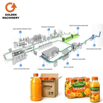 Integrated Fruit Juice Concentrate Production Line, Multi-functional Processing Plant for Various Fruits, Full Automatic System