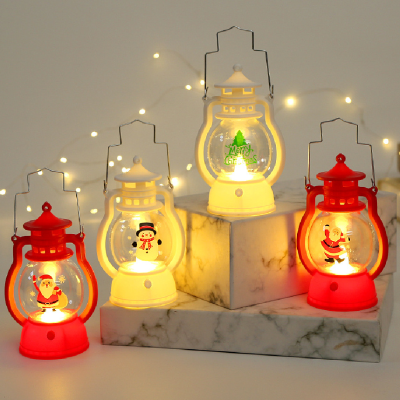 New Design Christmas Night Lantern Ornament Christmas Oil Lamp Decoration