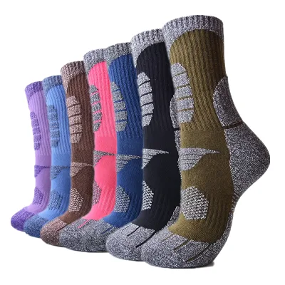 Men's Thickened Towel Bottom Outdoor Mountaineering Sweat-absorbing, Odor-proof and Breathable Mid-tube Sports Cotton Socks