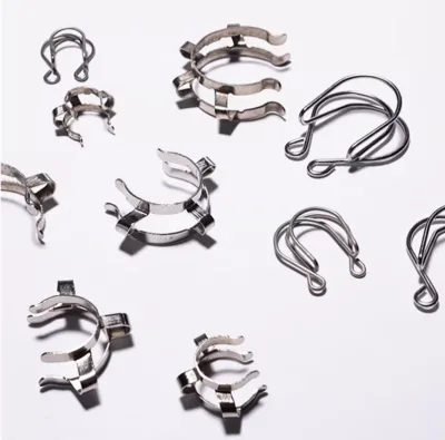 Stainless steel standard mouth connection clamps, steel sheet clamps, ground joint clamps, 14#/19#/24#/29# laboratory fixtures