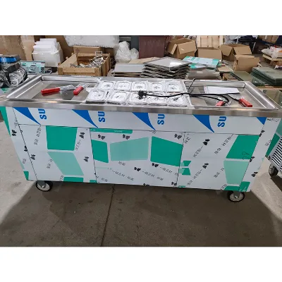 Lianju Square Pan Fried Ice Cream Machine/Single Fried Ice Cream Roll Machine/Italian Fry Ice Cream Machine Engine/Motor/Bearing