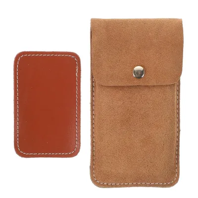 Travel Suede Bag Outdoor Watch Storage Bag Single Leather Box Outdoor Watch Travel Bag