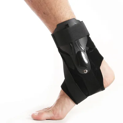 Spandex Nylon Unisex Ankle Guard Arch Support Bandage Professional Protection Sports Protection Adjustable Hook Loop Closure for