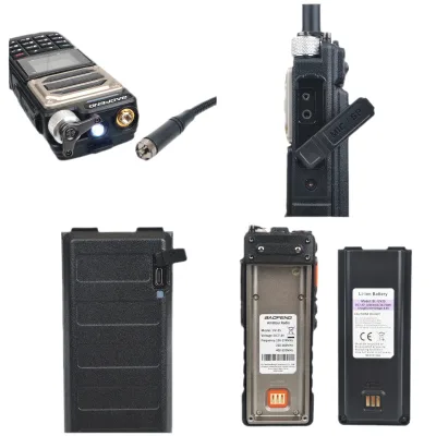 UV-25L 10W Walkie Talkie Outdoor Car Radio FM Handheld Tactical with 2500-3000mAh Battery Anti-Fall up to 50km