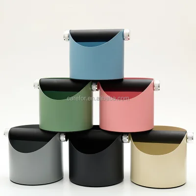 Coffee Knock Box Espresso Coffee Machine Accessory Coffee Ground Knock Box Standing With Removable Knock Bar