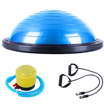 Home Use Yoga Balance Wave Speed Ball Stability Half Dome Yoga Hemisphere Ball With Pump